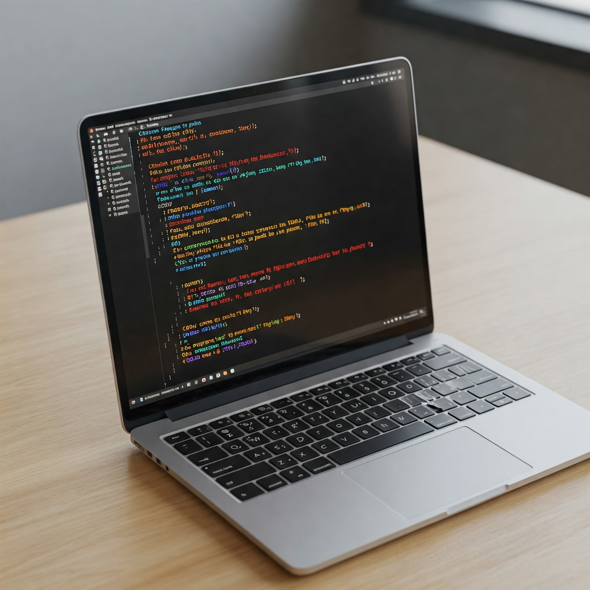 photo of Cleanly Lit Coding Environment